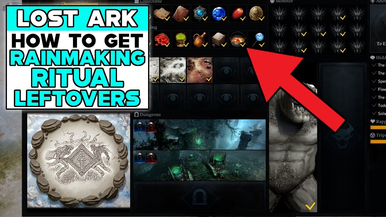 LOST ARK How To Get RAINMAKING RITUAL LEFTOVERS