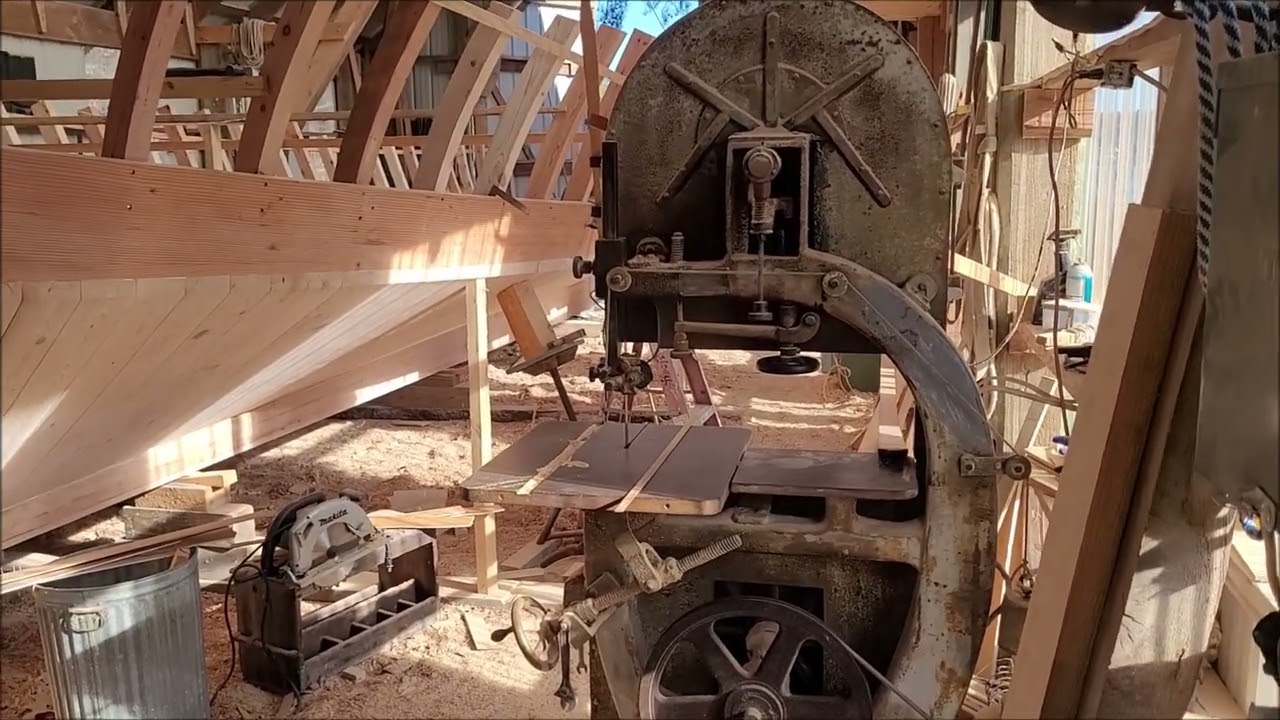 42 Footer Deadrise Build Continues !!!  Bill Kealing knocking it out !!!  Mathews County, Virginia !