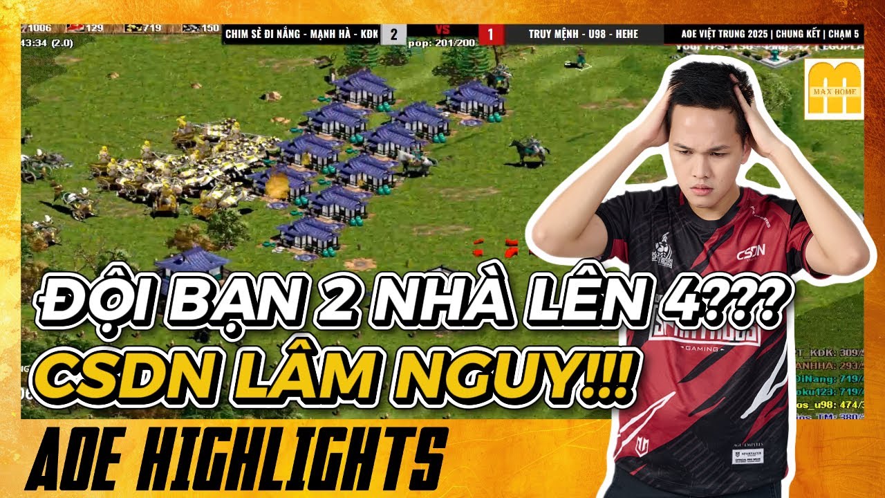 SIÊU PHẨM CHỦ LỰC 2026 - Nhìn Sẻ đánh trận này thì TRAO CÚP LUÔN | AoE Highlights #aoe