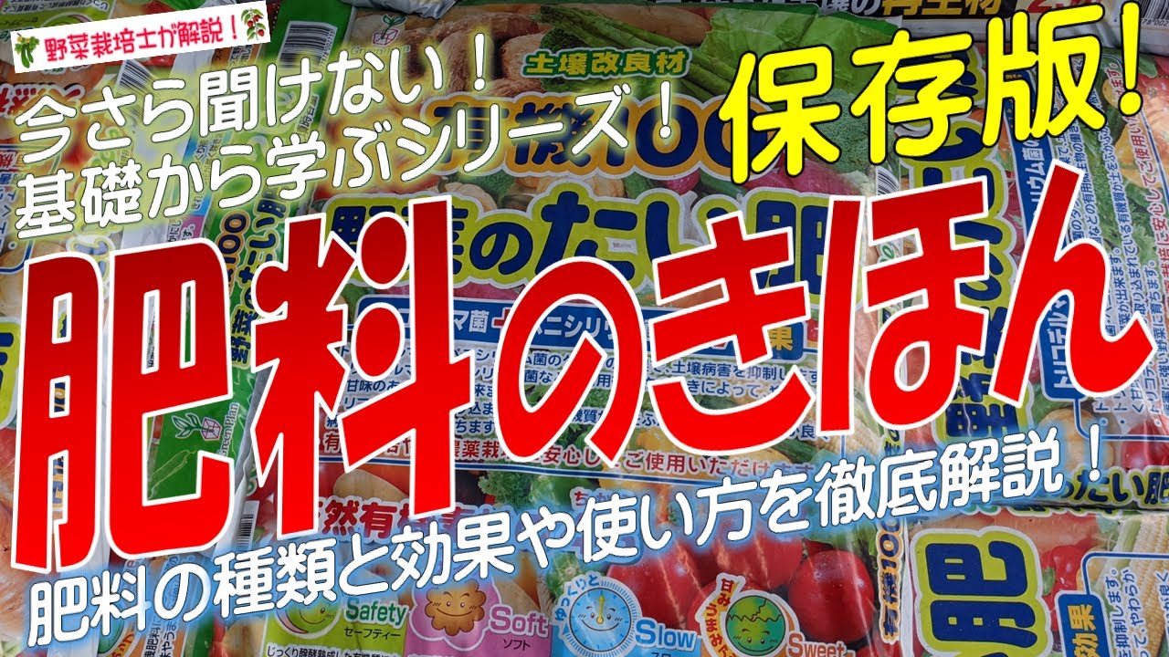 肥料の活用術（収量がぐっと増える！肥料のことを完璧に理解できる！ 野菜の養分吸収のメカニズムを分かりやすく解説）