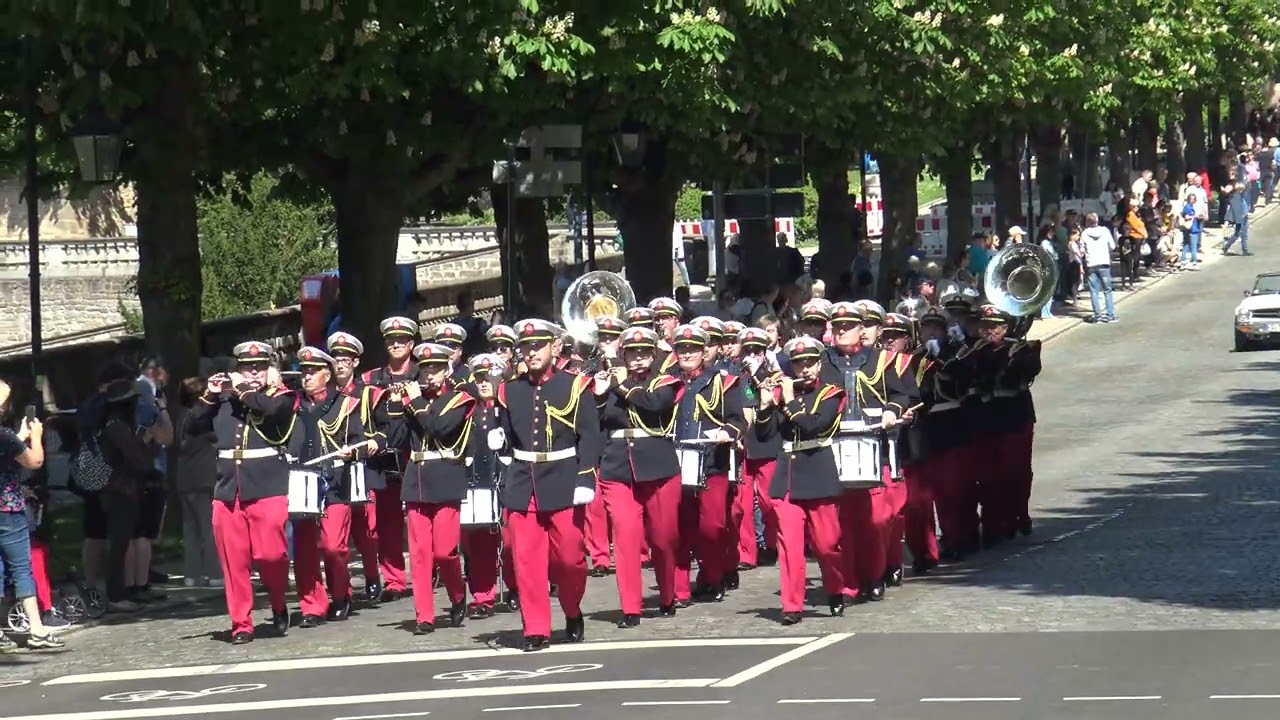 Jubiläumsparade 25 Jahre Targe of Gordon Fulda - Spielmanns- und Fanfarenzug Rückers