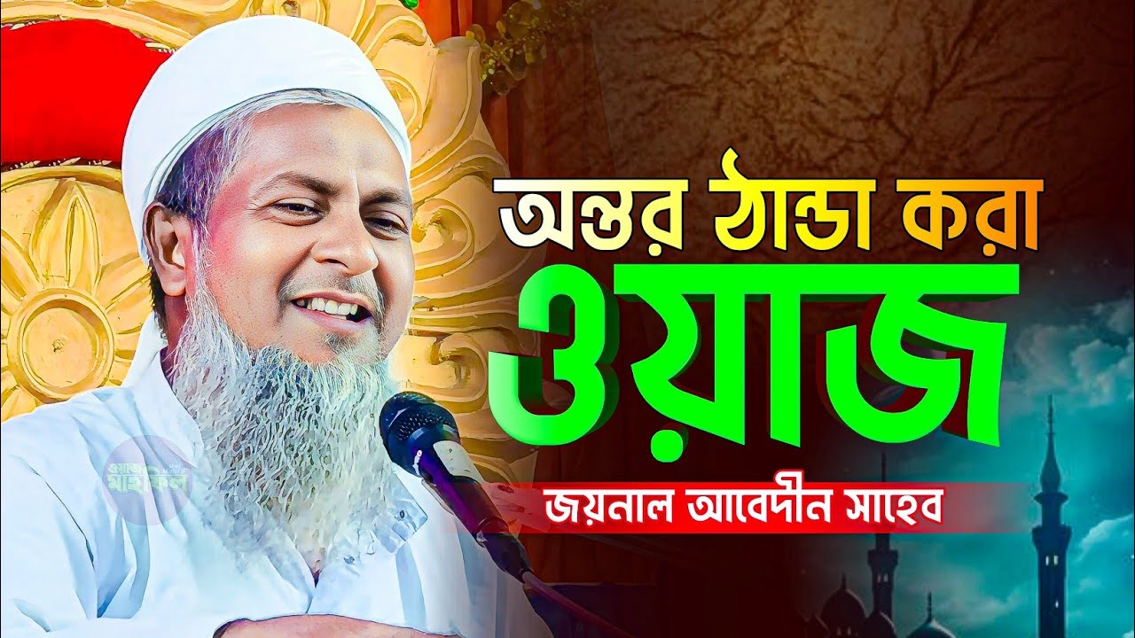 অন্তর ঠান্ডা করা ওয়াজ | জয়নাল আবেদীনের নতুন ওয়াজ | Joynal Abedin Jalsa | জয়নাল আবেদীন জলসা | Waz
