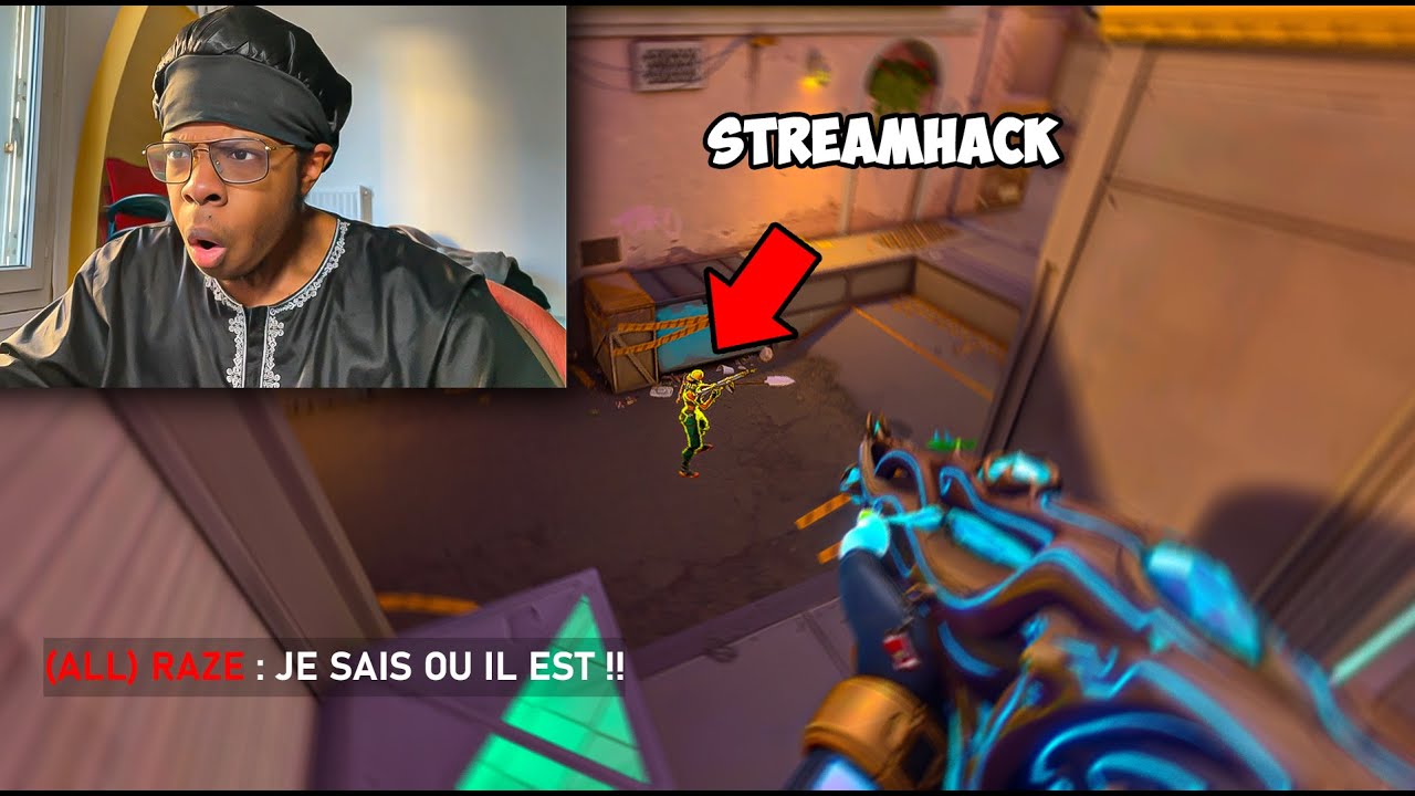 JE TOMBE contre un STREAM HACKER pendant ma GAME de Rank Up