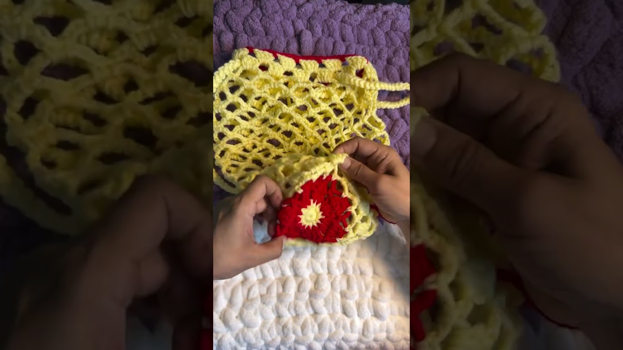 🧶 “Handmade crochet bag for everyday style# shorts # You Tube shorts 