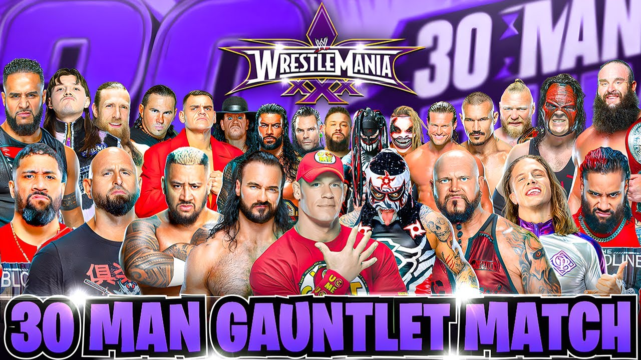 WWE 2K25 WrestleMania XXX – EPIC 30-Man Gauntlet Match Gameplay!