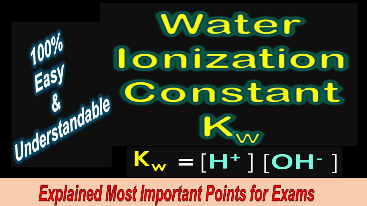 Class 10 Chemistry Water Ionization Constant Equation | How to Find | Kw in Chemistry
