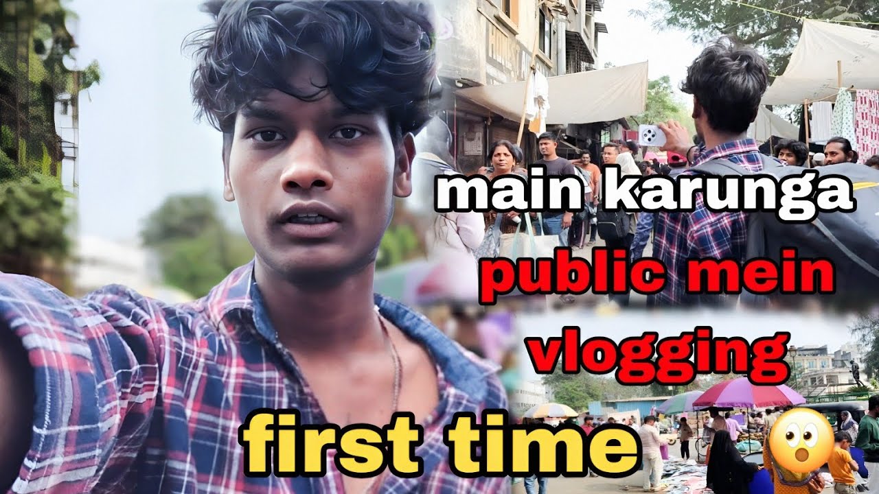 Main karunga public mein vlogging first time 😲😍 