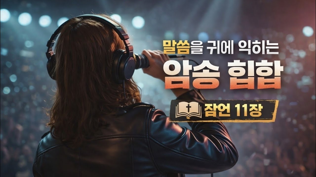 [ccm] 🎧 출퇴근 잠언 11장 (Part 1+2, 쉬운성경) | 힙합 그루브 말씀 암송