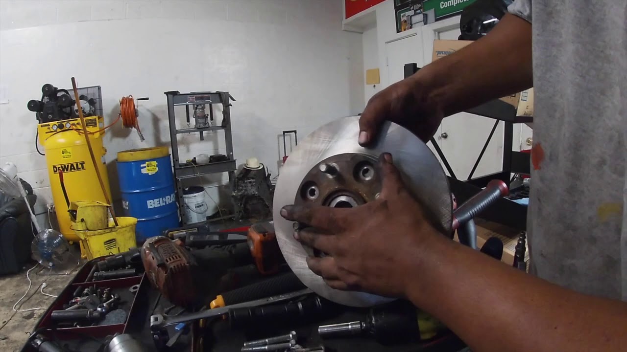 How to replace brake rotor on 1994-1997 honda accord