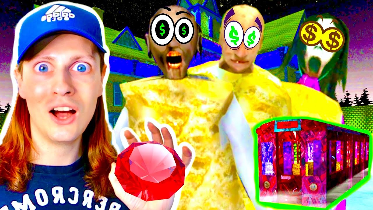 GRANNY EST RICHE ! Granny Chapitre 3 Mod Rich - Délires de Max