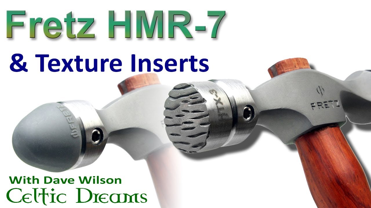 Fretz HMR-7 Double ended insert hammer + steel texture inserts (Demo & review)