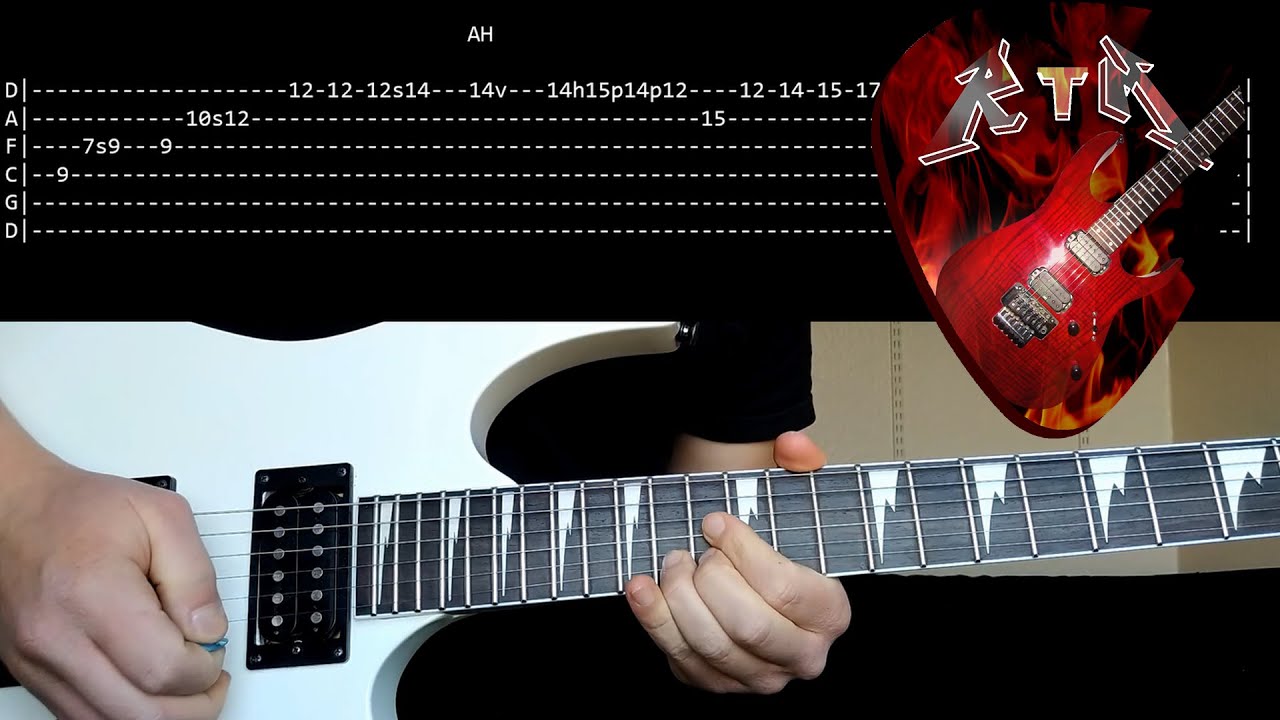Warheart Guitar Solo Lesson - Children Of Bodom (with tabs)