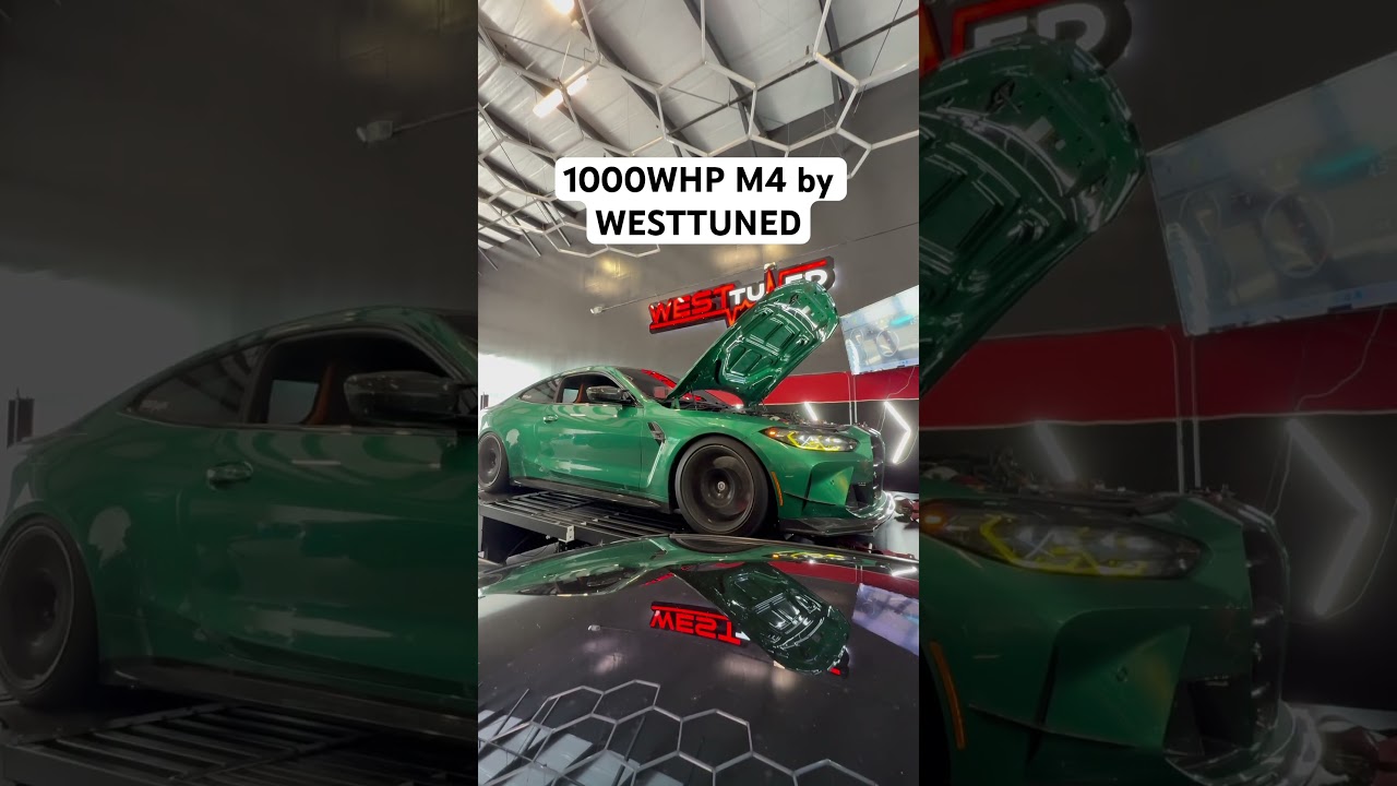 Stock motor & transmission Bmw M4 tuned & built by Westtuned. 6870 Doc Race tuned on MHD+ Reflex