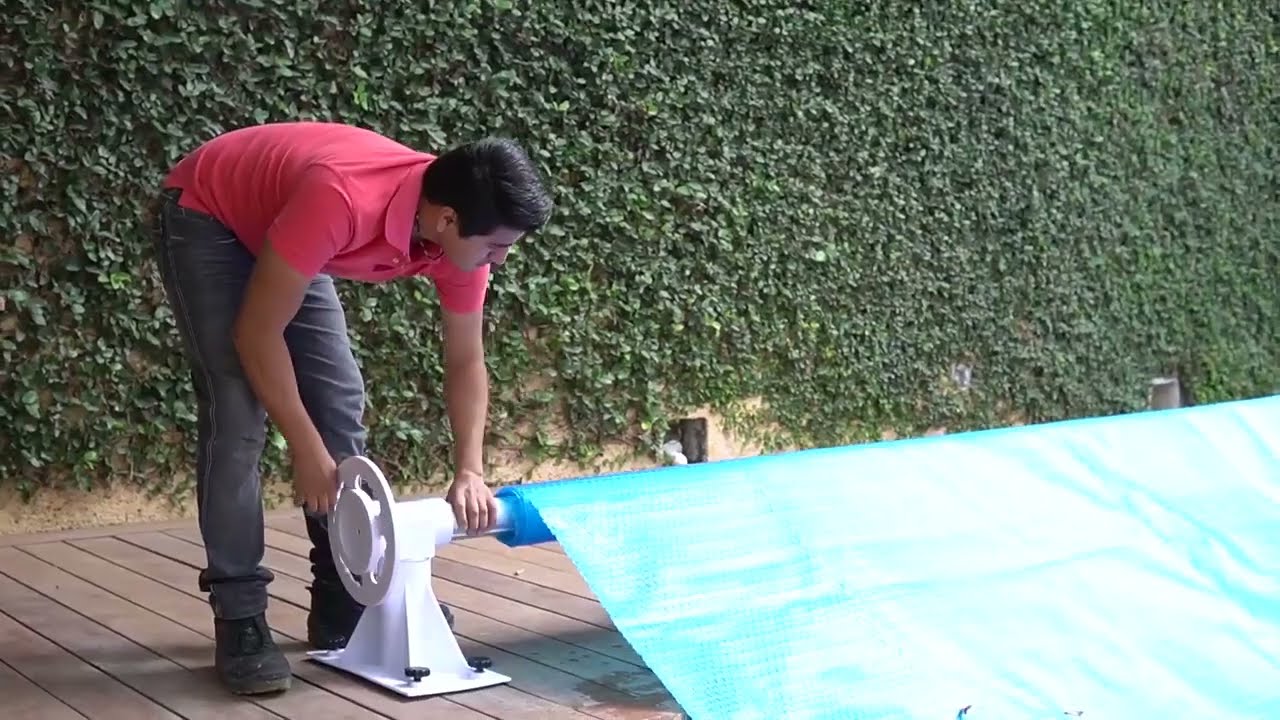 Instalacion Cubierta Solar Kape y Sistema Enrollador Marca Panda