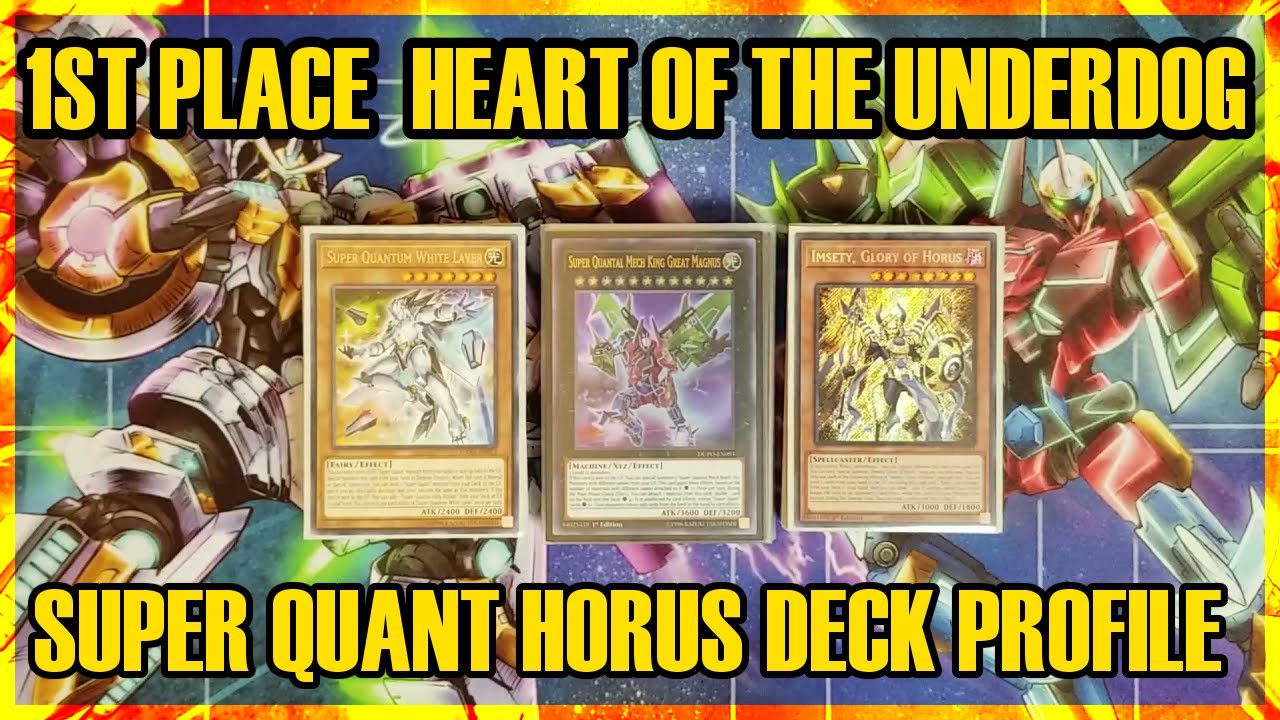 SUPER QUANT HORUS DECK PROFILE! 1ST PLACE HOTU! | Yu-Gi-Oh! TCG & Master Duel