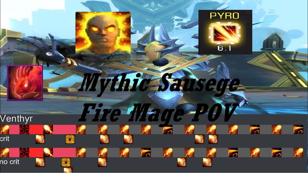 Mythic Desaugne - Fire mage POV - Sepulcher of the first ones