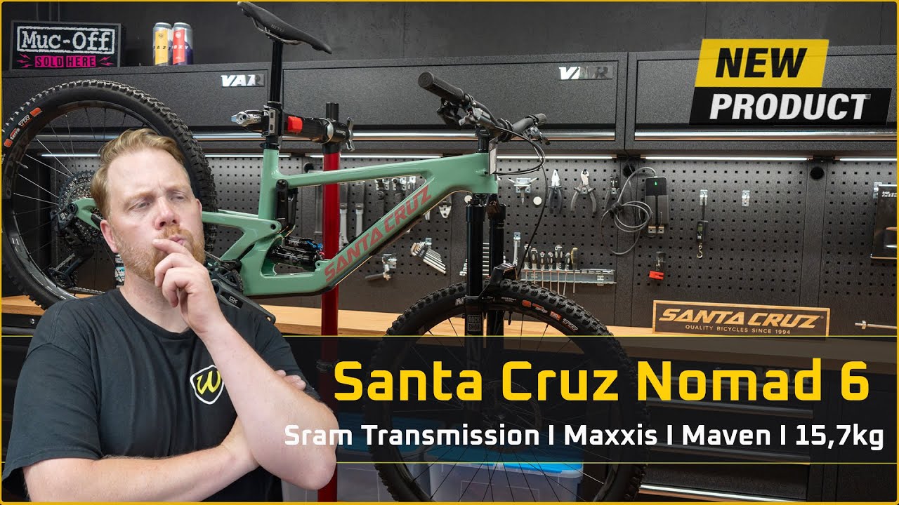 Santa Cruz Nomad 6 GX AXS 2026 im Flightcheck 🚵 | SRAM Maven Power & Eagle Transmission Test