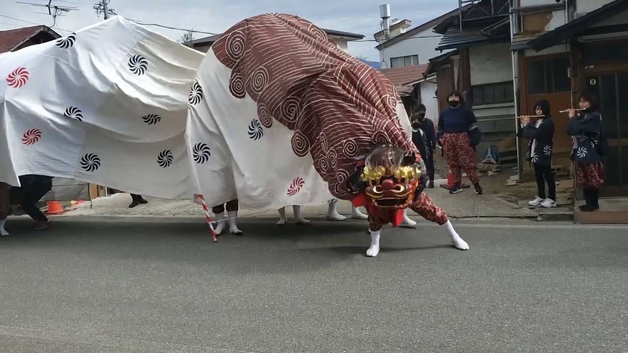 22年お練り北方獅子