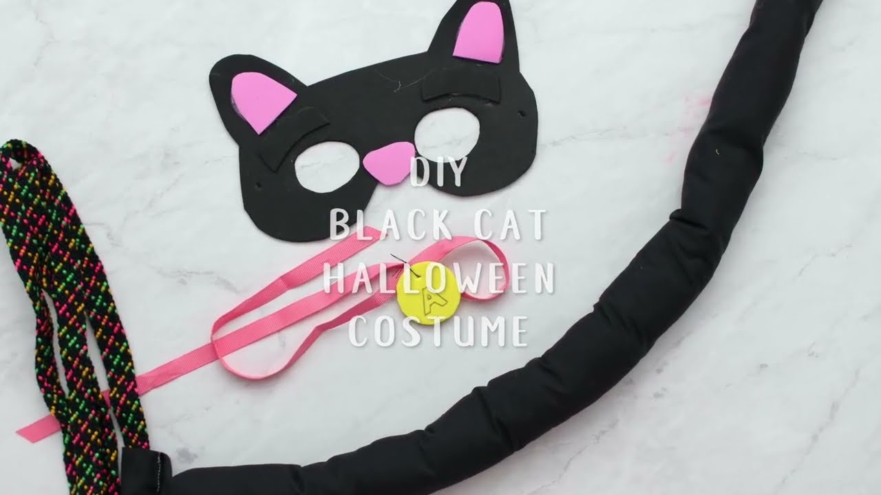 Костюм чёрной кошки на Хэллоуин своими руками | Добро пожаловать к бабушке