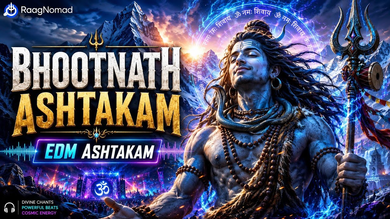 Bhootnath Ashtakam | Fierce Shiva Stotra | Mahakal Bhairava Energy | RaagNomad Music