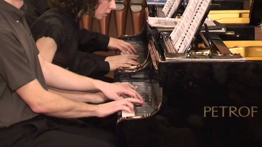 Antonin Dvorak - Slavonic Dance, Op.46 No.2 in E minor (2 Pianos, 8 Hands)
