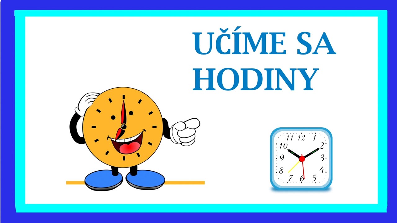 Čas - učíme sa hodiny | maminask :)
