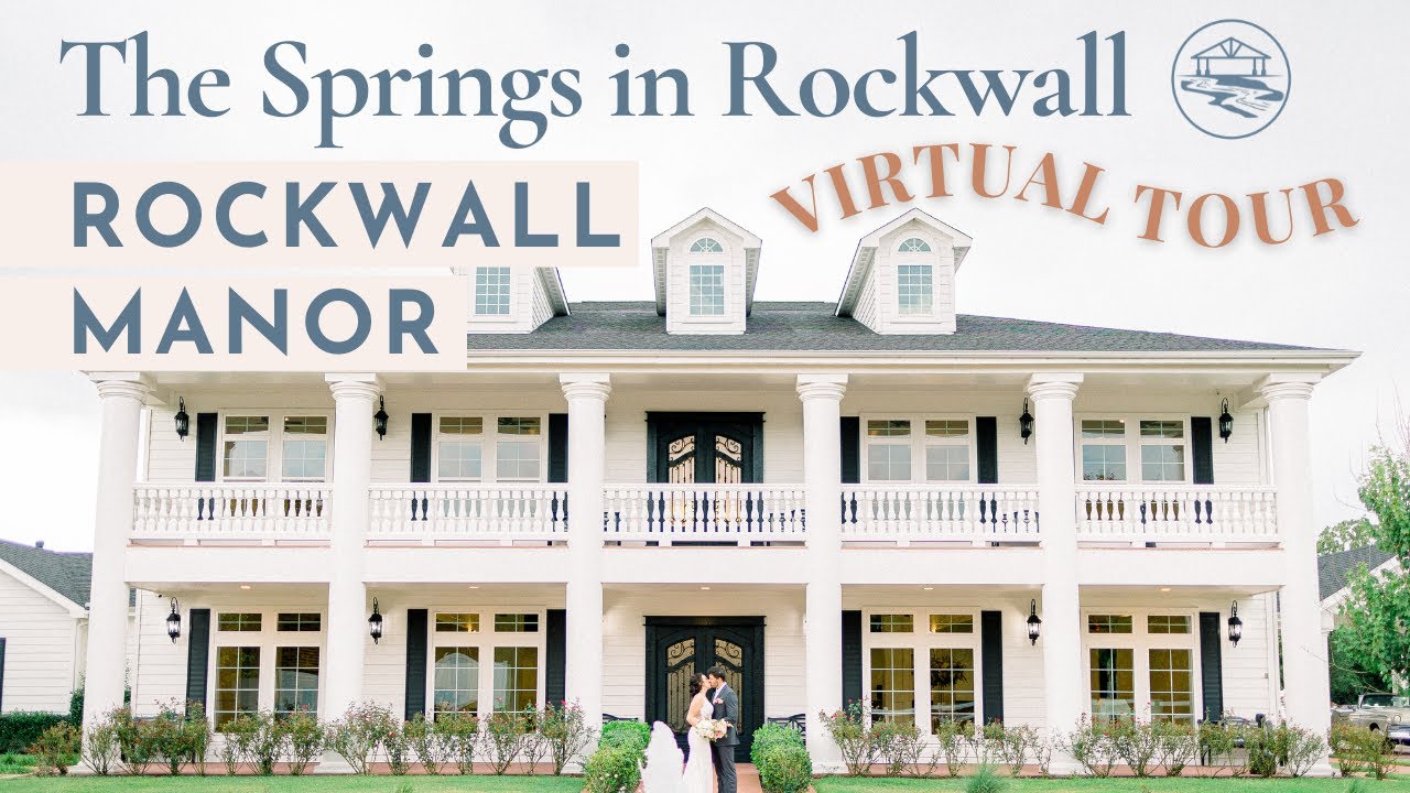Get Married at this Affordable Manor-Style Venue at The Springs in Rockwall | Rockwall Manor Tour