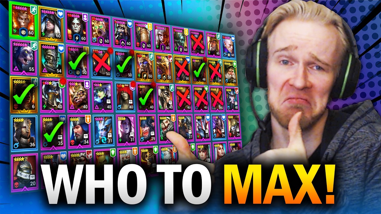 MAX THESE CHAMPIONS ASAP for FAST PROGRESS! - Raid Shadow Legends Account Takeovers