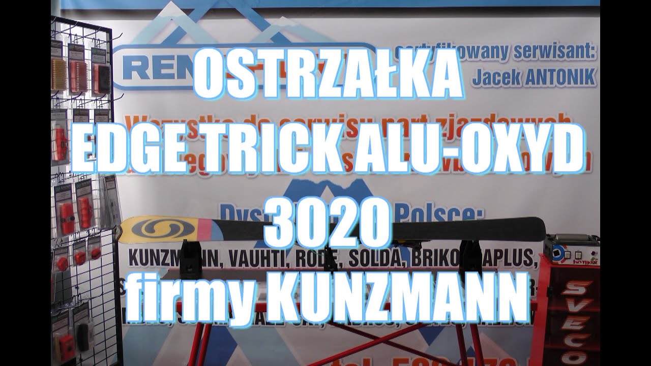 Ostrzałka narciarsko-snowboardowa Edge Trick Alu-Oxyd KUNZMANN - 3020