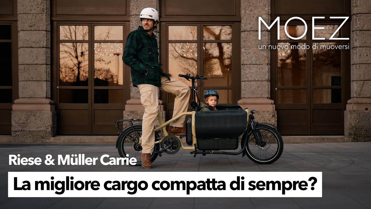 Riese & Müller Carrie: la CARGO BIKE COMPATTA da città che stavi cercando
