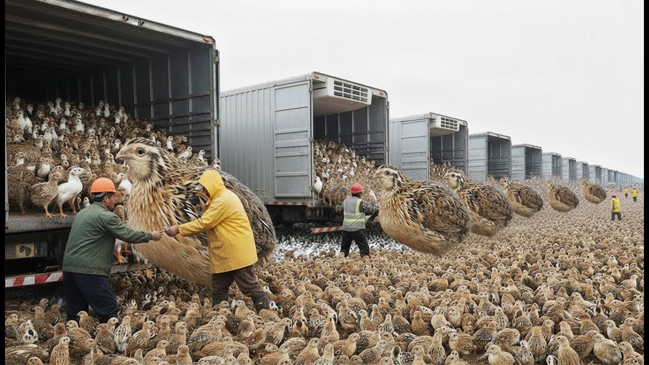 Inside the World’s Largest Quail Egg Factory: From Millions of Birds to Market-Ready Eggs at Scale
