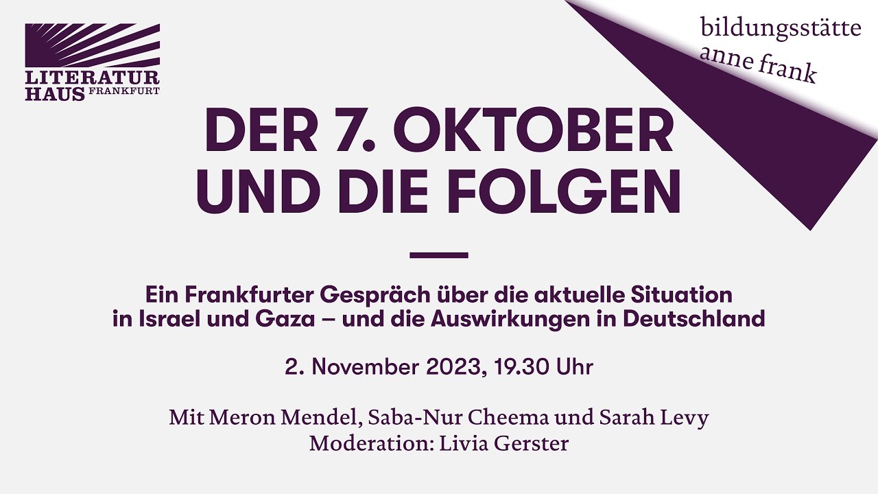 DER 7. OKTOBER UND DIE FOLGEN