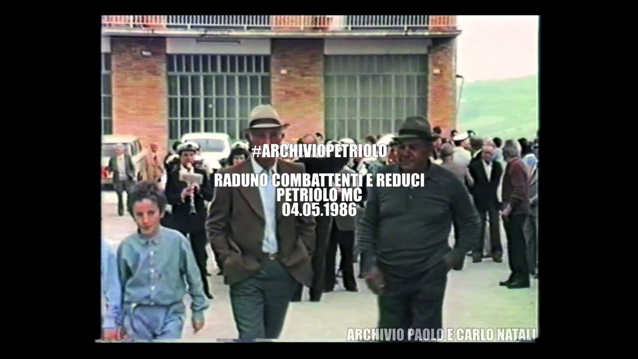 #ARCHIVIOPETRIOLO | 04.05.1986 | Raduno Combattenti e Reduci [Archivio Natali]