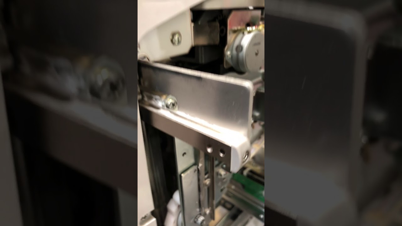 Brother PR655 running noise with case off