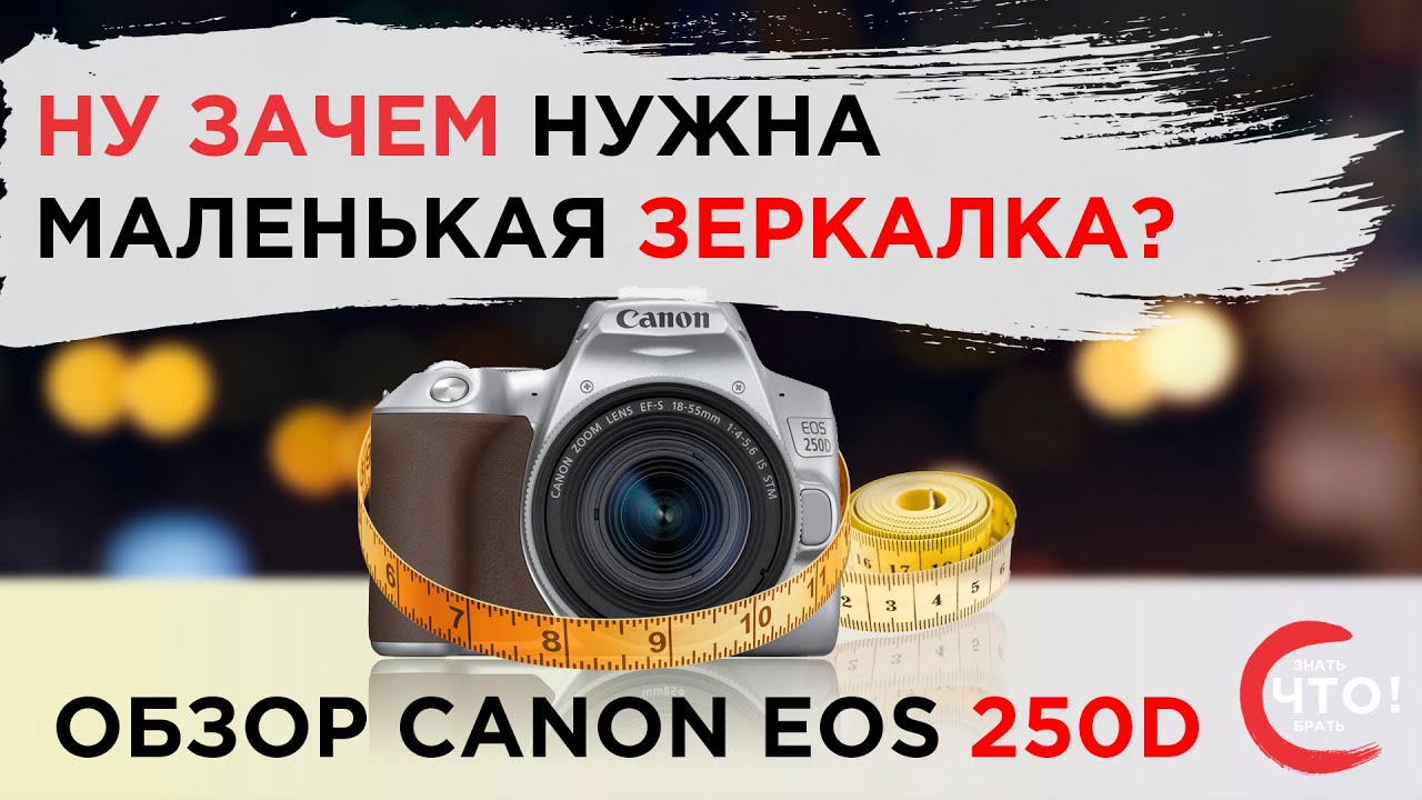 Кому нужна маленькая зеркалка? Обзор Canon EOS 250D, сравнение с беззеркалками M50, M200