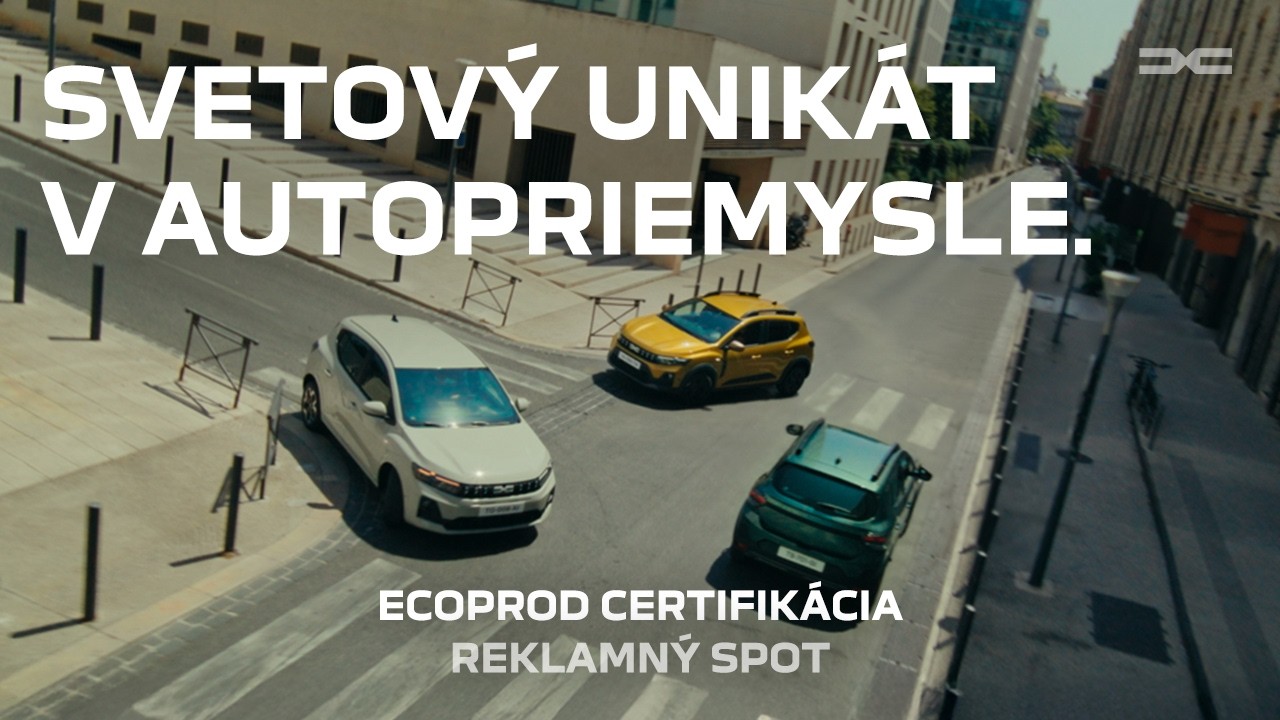 Dacia získava certifikáciu Ecoprod za svoje nové kampane