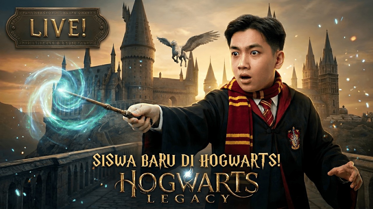 🔴[LIVE] Ngabuburit Jalur Sihir🪄Anak Baru Bikin Ulah di Hogwarts | Hogwarts Legacy - Part 1