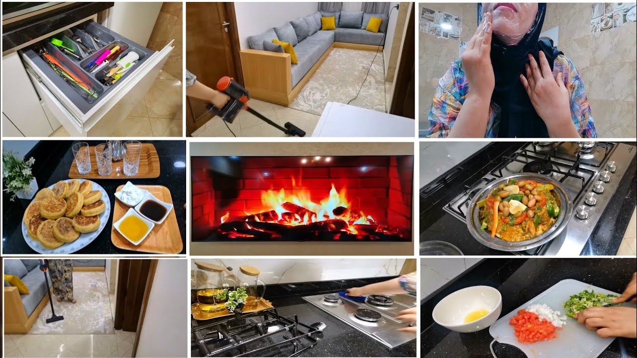 روتين يوم الأحد 🥰الصيف صيف اوا منوياش تهلاي فراسك 😍حريشات ساهلين وجديهم بسرعه 😋