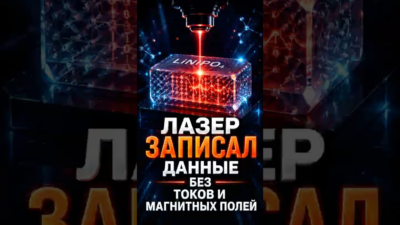 Учёные впервые записали магнитную память с помощью лазера