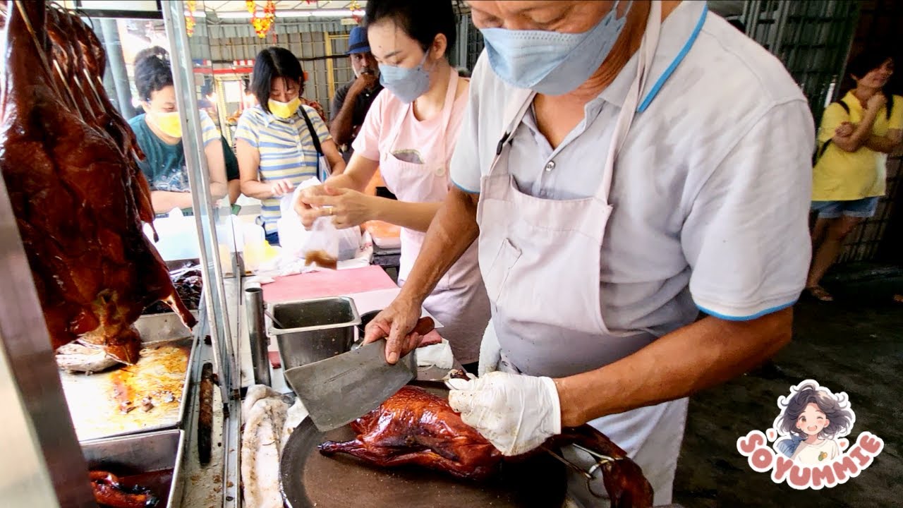 Распроданы билеты на 4 часа Crispy Roast Duck в KL! #脆皮烧鸭 - Уличная еда Малайзии