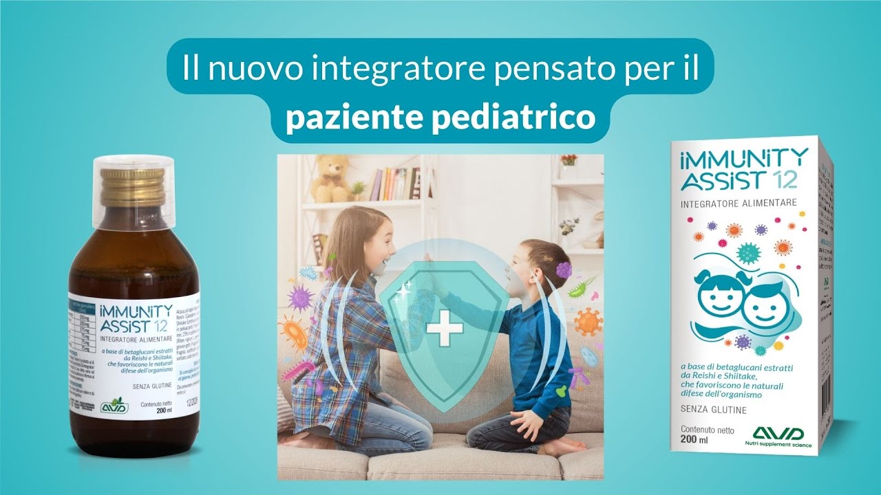 Immunity Assist 12 è la naturale protezione per il paziente pediatrico