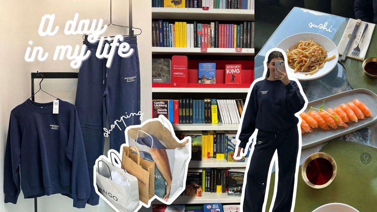 24H IN MY LIFE: shopping pre partenza, sushi, riordino casa & more | Valeria Martinelli