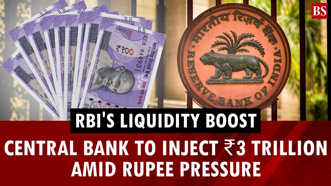 RBI announces ₹3 trillion liquidity boost amid rupee pressure: What we know | Business news |Economy