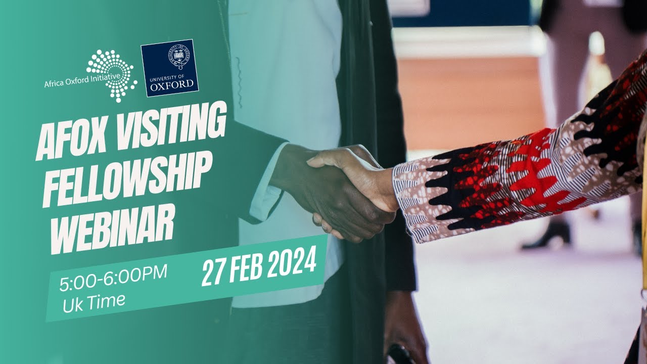 AfOx Visiting Fellowship Programme Information Session