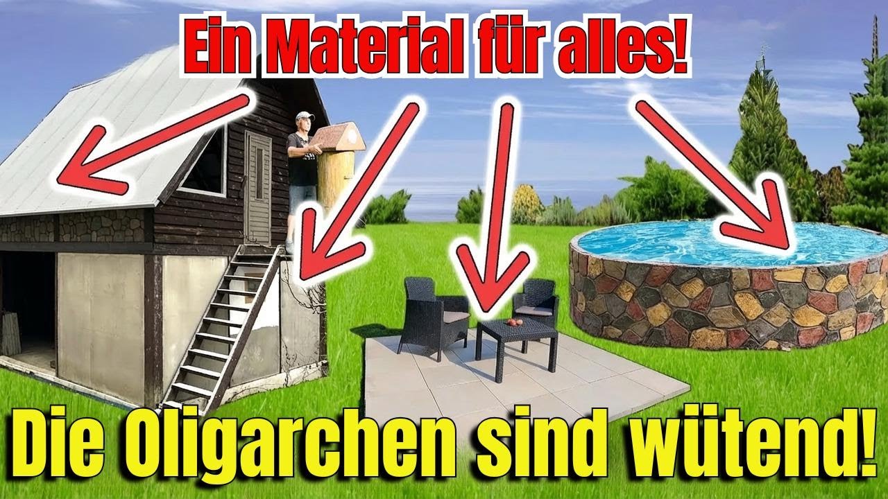 Genialer Baustoff für Haus & Garten – günstig selbst gemacht!
