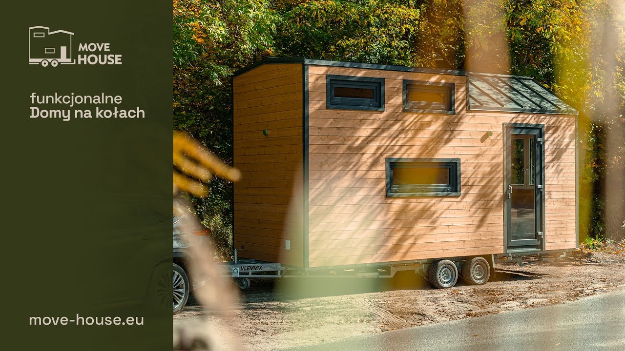 Move House - Tiny House prezentacja domu modułowego na kołach-dom mobilny