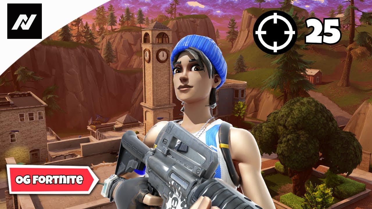 25 Kill Solo Win in OG FORTNITE (Project Nova)