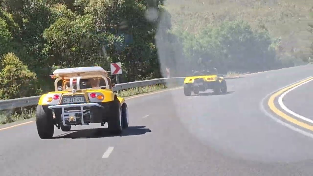 Wild Buggers Christmas Run 2024 - Driving Up the Mountain | Beach Buggies & VW Air-Cooled Classics