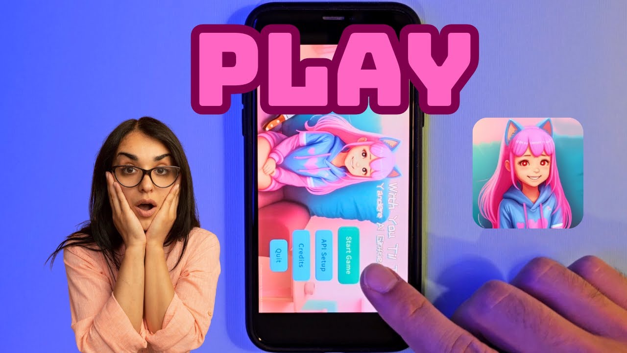 Yandere AI Girlfriend Simulator - Gameplay + to play (iOS/Android) 2025
