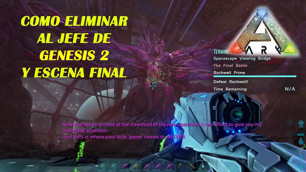 ARK GENESIS 2 ROCKWELL JEFE FINAL Como entrar y pasos para eliminarlo
